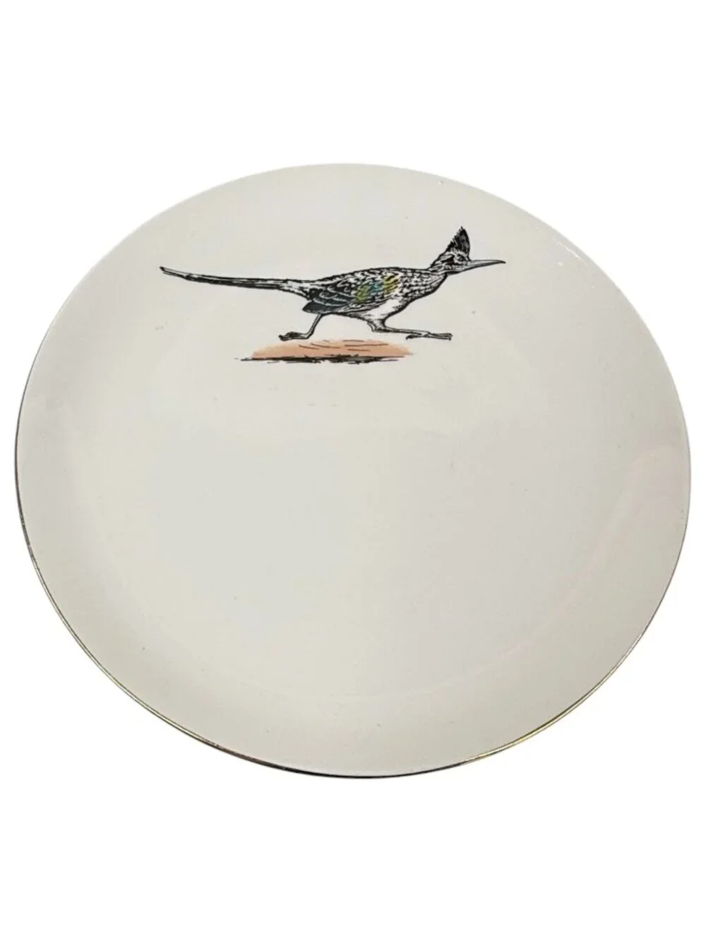 Roadrunner Lunch Plate Elizabethan Fine Bone China By Taylor & Kent‎ England VTG